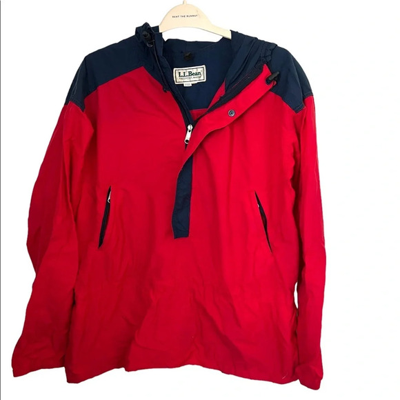 Vintage L.L. Bean Jacket Quarter-Zip XL - Picture 1 of 4